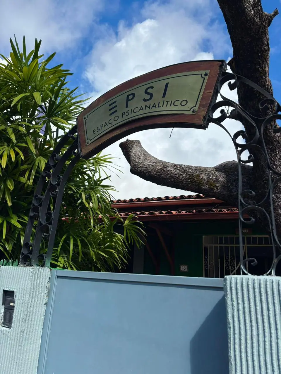 Fachada do Espaço Psicanalítico