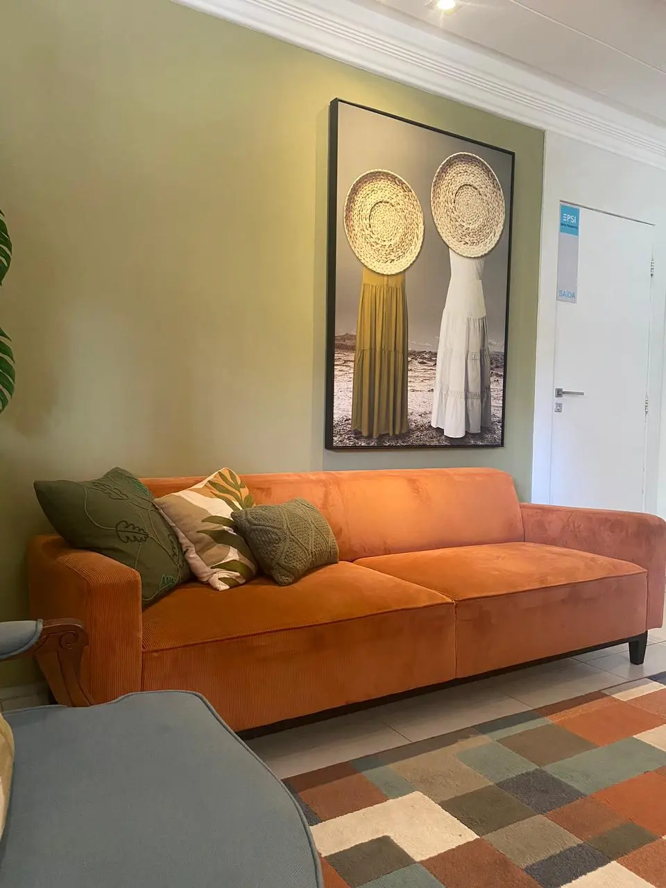 Sala de espera do consultório